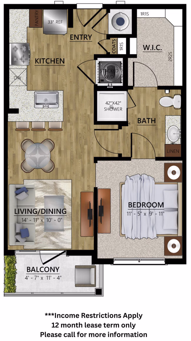Minimalist | A1-EH | Essential Housing 2325 floor plan